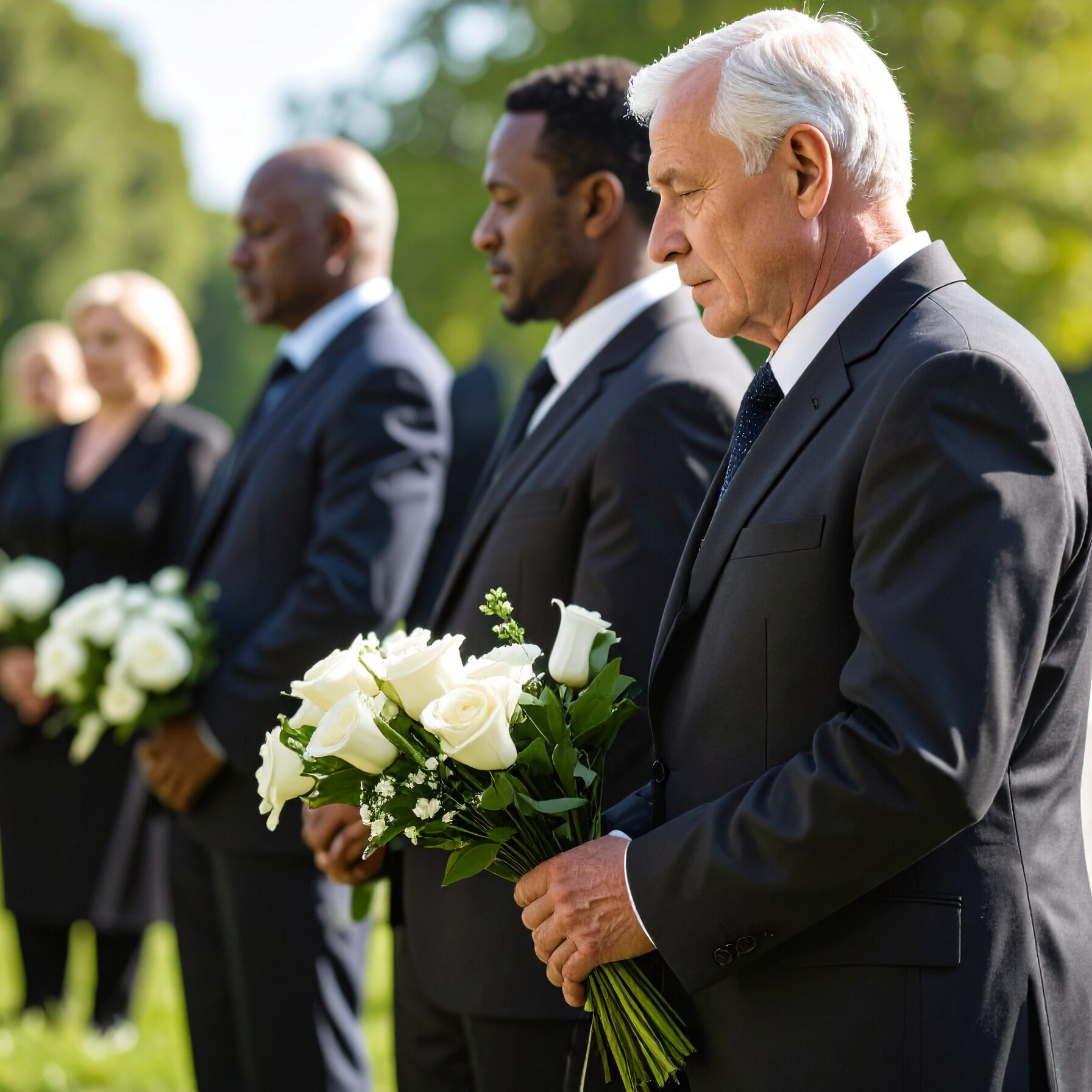 Firefly_People Being Respectful of Other Mourners, especially if a funeral is happening at a 673260
