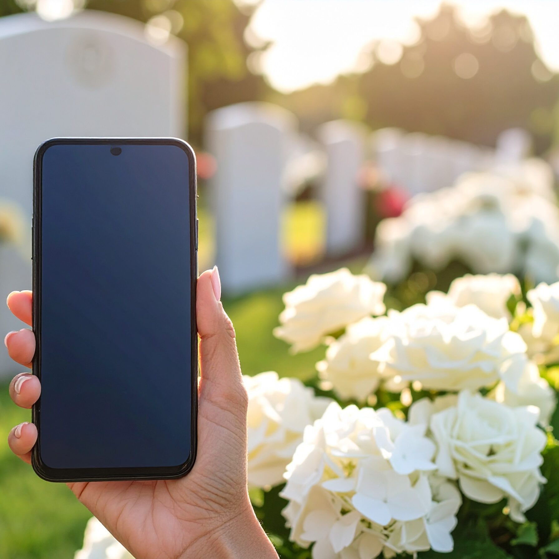 Firefly_turn off cell phone when attending a funeral at a cemetery 953813